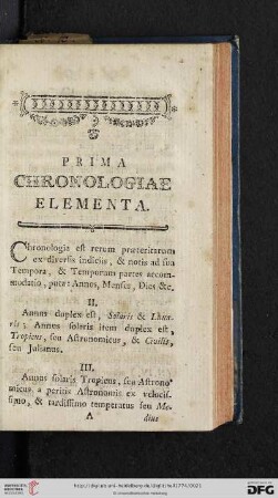 Prima chronologiae elementa