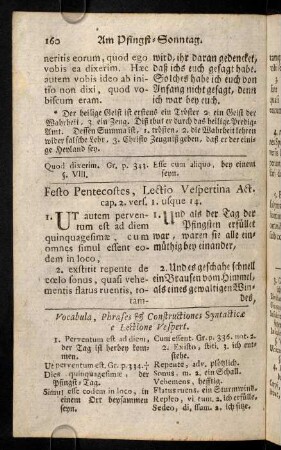 160-171, Am Pfingst-Sonntag; ...