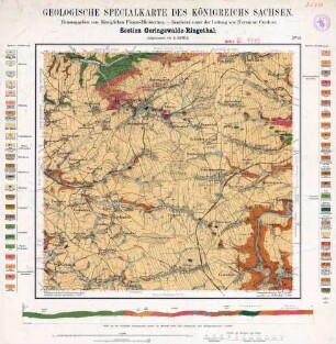 [4943] Geringswalde Ringethal, Geologische Specialkarte des Königreichs Sachsen