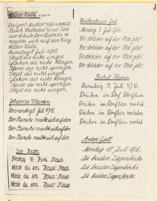 Schriftproben