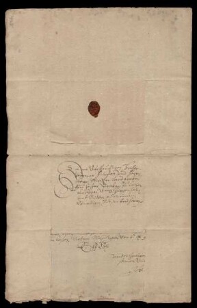 Brief des Rhenanus an Landgraf Moritz, Melsungen 6.11.1625, über chemische Prozesse