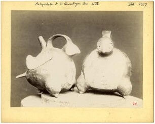 Tongefäße, Antigüedades de los Quimbayas Lam. 2 VII