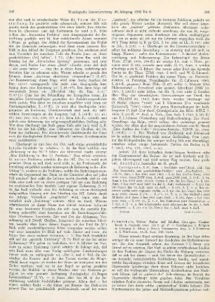 598-601 [Rezension] Schmithals, Walter, Paulus und Jakobus