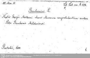 Literatura Latina recentior A 0374