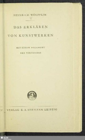 Das Erklären von Kunstwerken