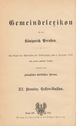 11: Provinz Hessen-Nassau