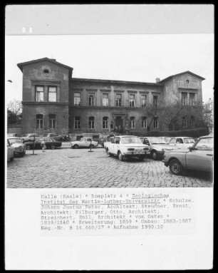 Zoologisches Institut der Martin-Luther-Universität