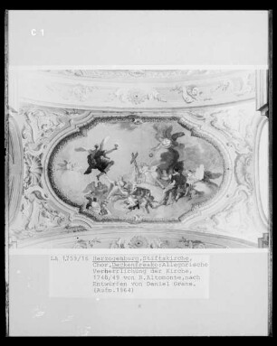 Allegorische Verherrlichung der Kirche