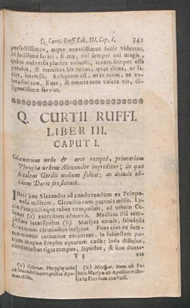 Q. Curtii Ruffi: Liber III