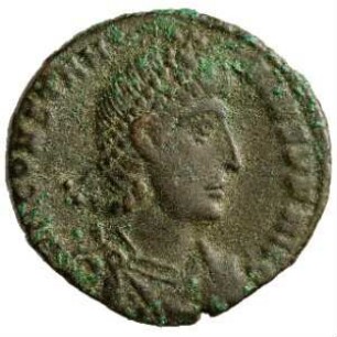 Münze, Aes 3, 351 - 355 n. Chr.