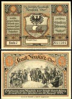 Neusalz, Notgeldserie, 50 Pfennig