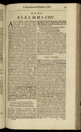 Psalmus CXIV. - Psalmus CXVIII.