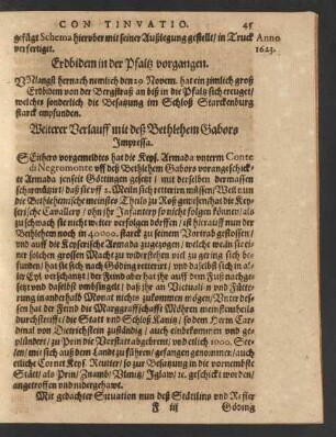Erdbidem in der Pfaltz vorgangen.