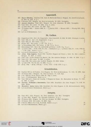 Aargau (Nr. 526-536)