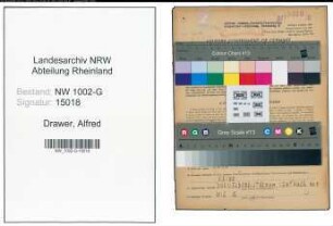 Entnazifizierung Alfred Drawer, geb. 28.03.1899 (Arbeiter)