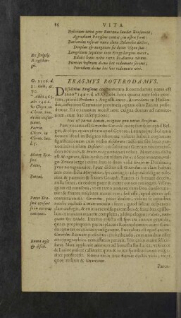 Erasmus Roterodamus.