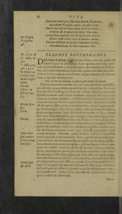 Erasmus Roterodamus.