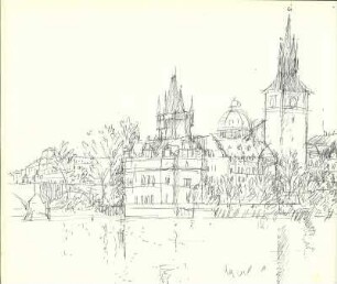 Prag Brückenkopf Karlbrücke