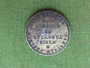 Siegelstempel, "Eisen-Factorey zu Einbeck"