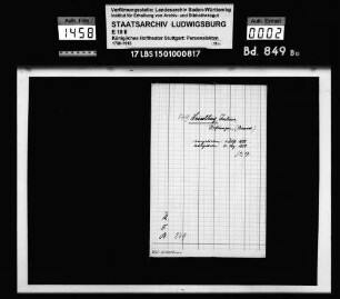 Sesselberg, Julius; Hofsänger (Bassist); ausgesch.: 1858