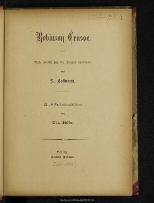 Robinson Crusoe