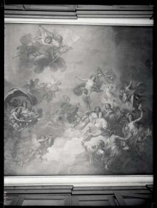 Hofbibliothek; Deckenbild, Allegorie