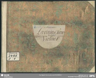 Lavinia a Turno - Mus.2455-J-1a : S, orch, bc