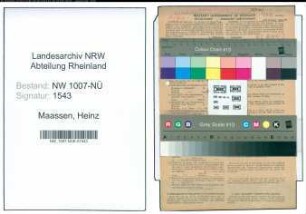 Entnazifizierung Heinz Maassen , geb. 22.02.1915 (Verw.Angestellter)