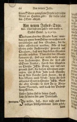 66-74, Ehe dann aber der Glaube kam: wurden wir ...