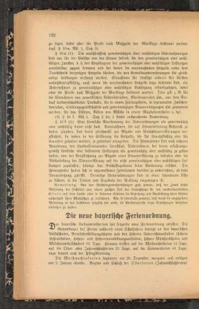 ¬Die¬ neue bayerische Ferienordnung