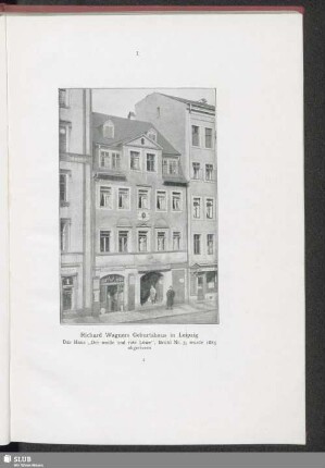 Richard Wagners Geburtshaus in Leipzig