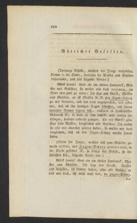 Bötticher Gesellen.