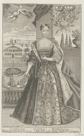Bildnis der Friderica Sophia Wilhelmina von Brandenburg-Bayreuth