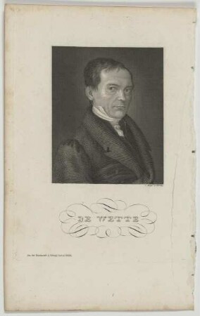 Bildnis des Wilhelm Martin Leberecht De Wette