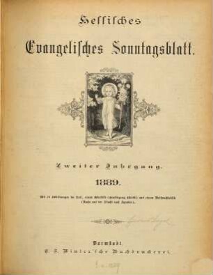 Hessisches evangelisches Sonntagsblatt. 2. 1889