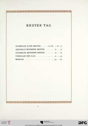 Erster Tag (Nr. 1-163)