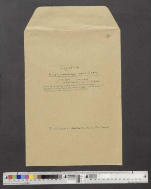 Band 30: Wintersemester 1901/1902 (Dr. med. u. phil., Assistent in Kiel, Cand. Med.)