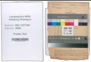 Entnazifizierung Karl Franke , geb. 04.12.1890 (Arbeiter)