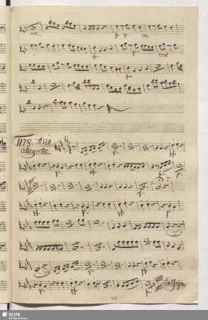 1178. Aria: Di Speme gia intendo / Naumann, J.G.