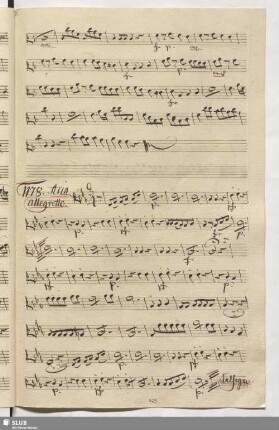 1178. Aria: Di Speme gia intendo / Naumann, J.G.