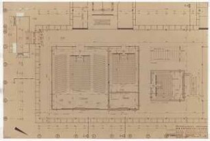 Physikalische Institute der Universität Köln: Hörsaal Grundriss EG, 1:100