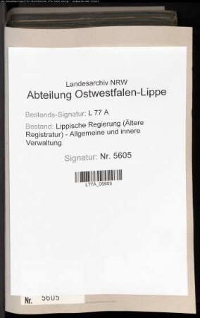 Zuchthausrechnungen (Rechnungen der Landesstrafanstalt), Bd. 5