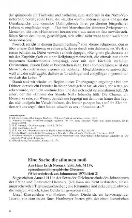 Eine Sache die stimmen muß
