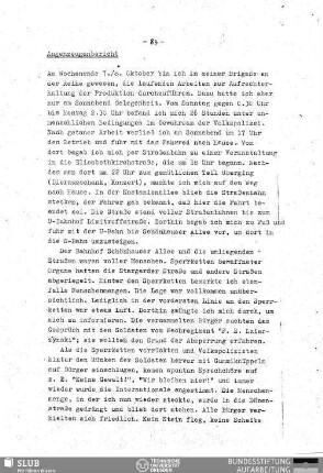 Augenzeugenbericht