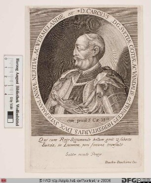 Bildnis Karl IX., König von Schweden (reg. 1604-11)