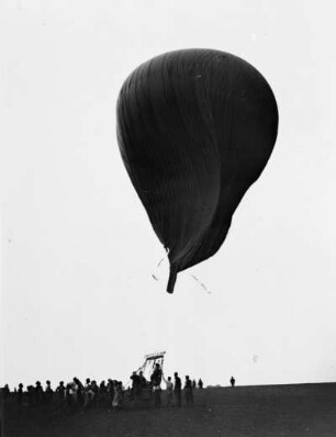 Eine Fahrt im Luftballon : Deutschland. Eine Fahrt im Luftballon. Landung. Das Aufreissen des Ballons