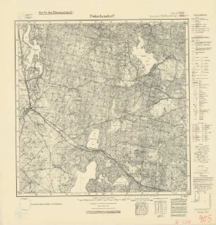 2294 (alte Nr.: 905) Peitschendorf, Meßtischblatt (4cm - Karte)