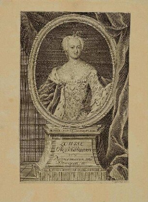 Bildnis von Louise (1667-1721) Königin von Dänemark