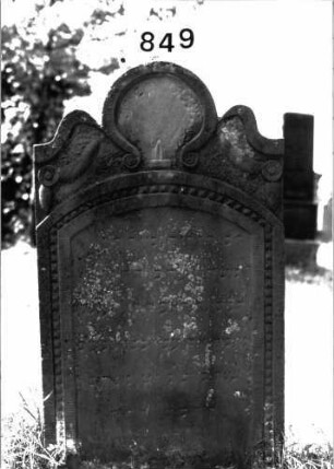 Grabstein 849