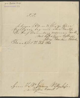 Brief an Jacob Grimm und Wilhelm Grimm : 22.02.1840
